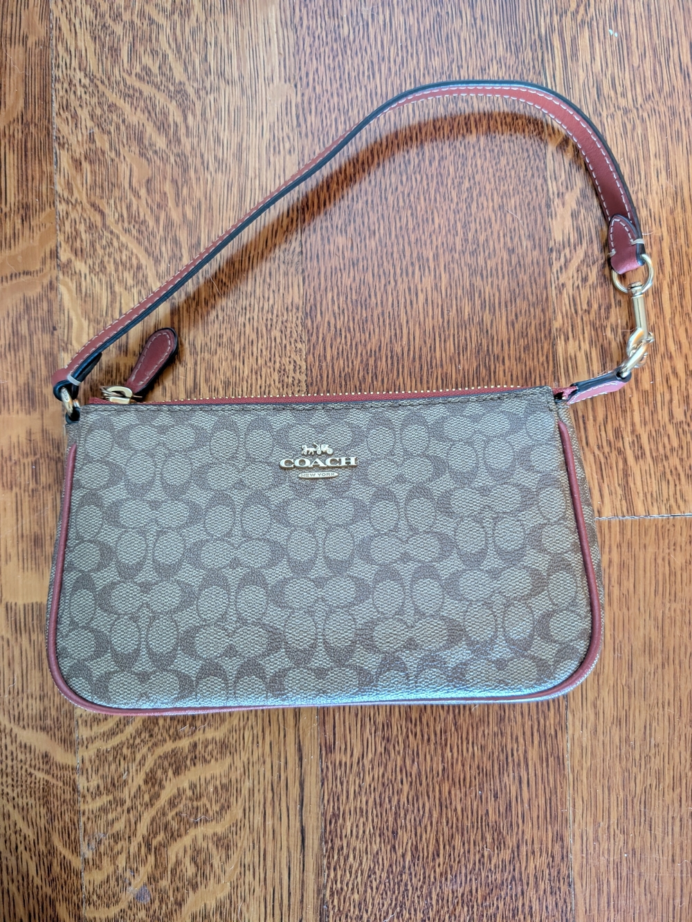 COACH Nolita 19 in Micro Signature Canvas with Leather Trim